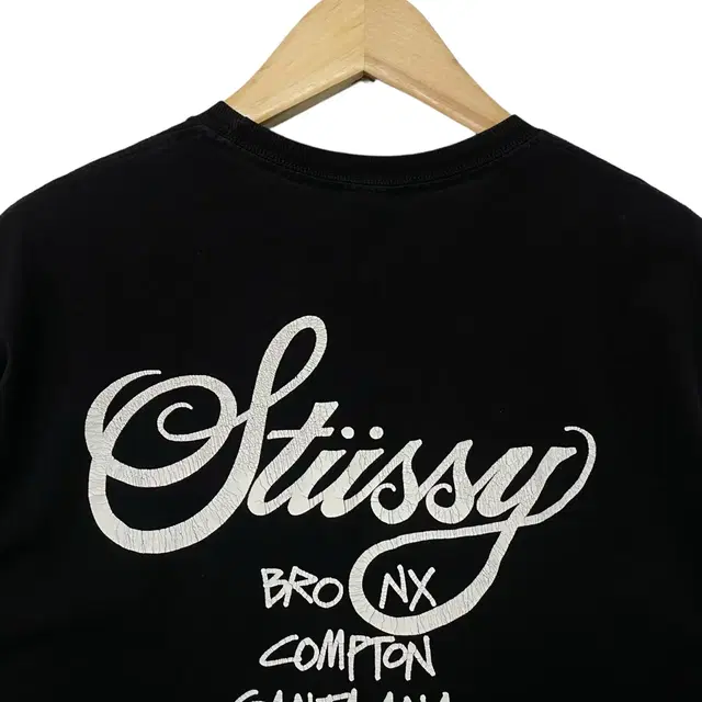 스투시 Stussy 월드투어 반팔 티셔츠 블랙