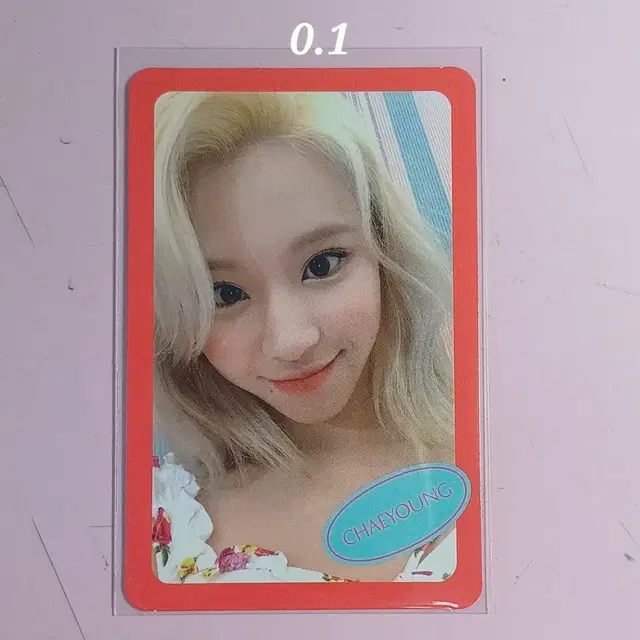 트와이스 채영 팬시 포카 fancy photocard