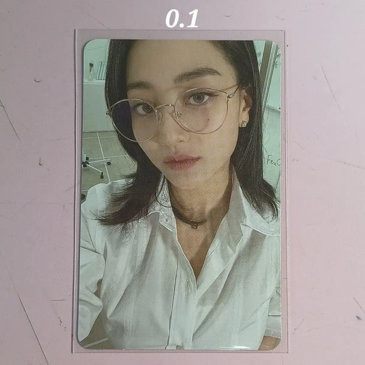 트와이스 지효 사이언티스트 포카 scientist photocard