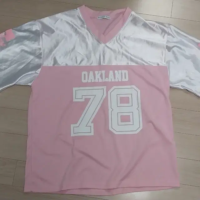 체육대회 졸업사진 캔디의상 핑크 oakland 78 티셔츠 상의 판매