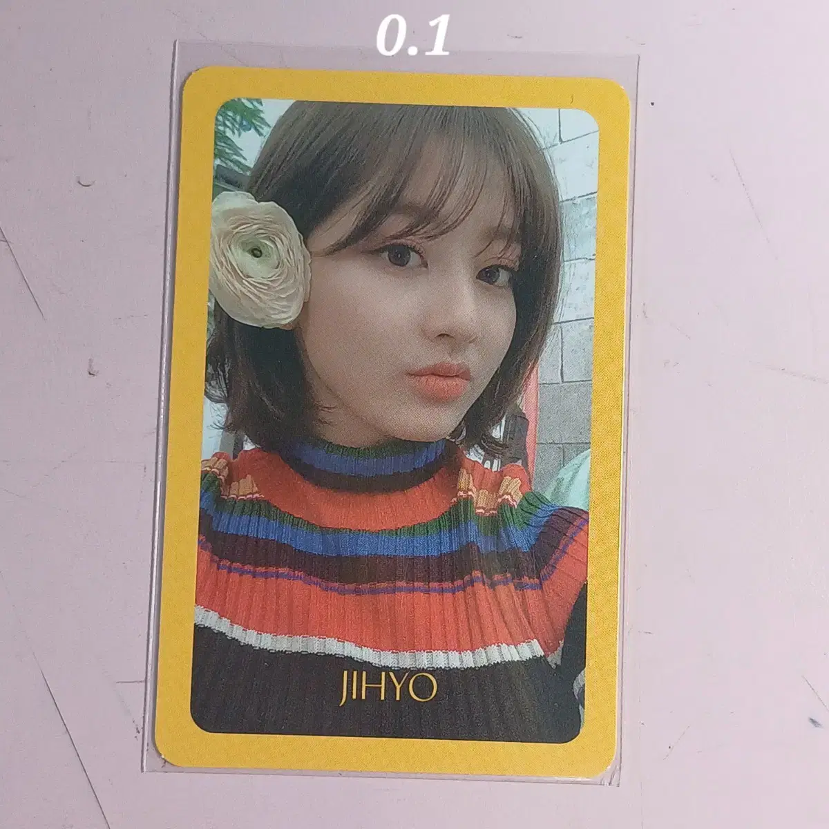 트와이스 지효 팬시 포카 fancy photocard