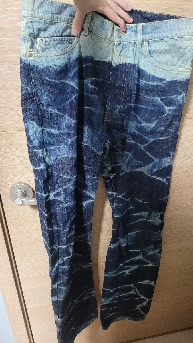 (S)Martin Rose Crinkle Denim