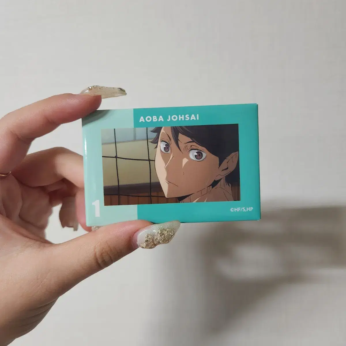 Haikyuu Oikawa Square Can Badge