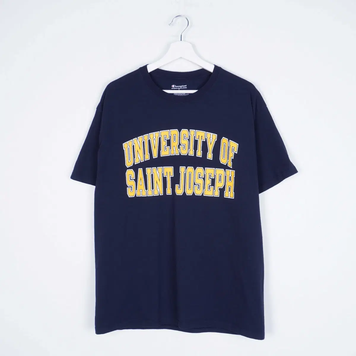 Champion Navy Printed Short Sleeve T-Shirt VIZ1558