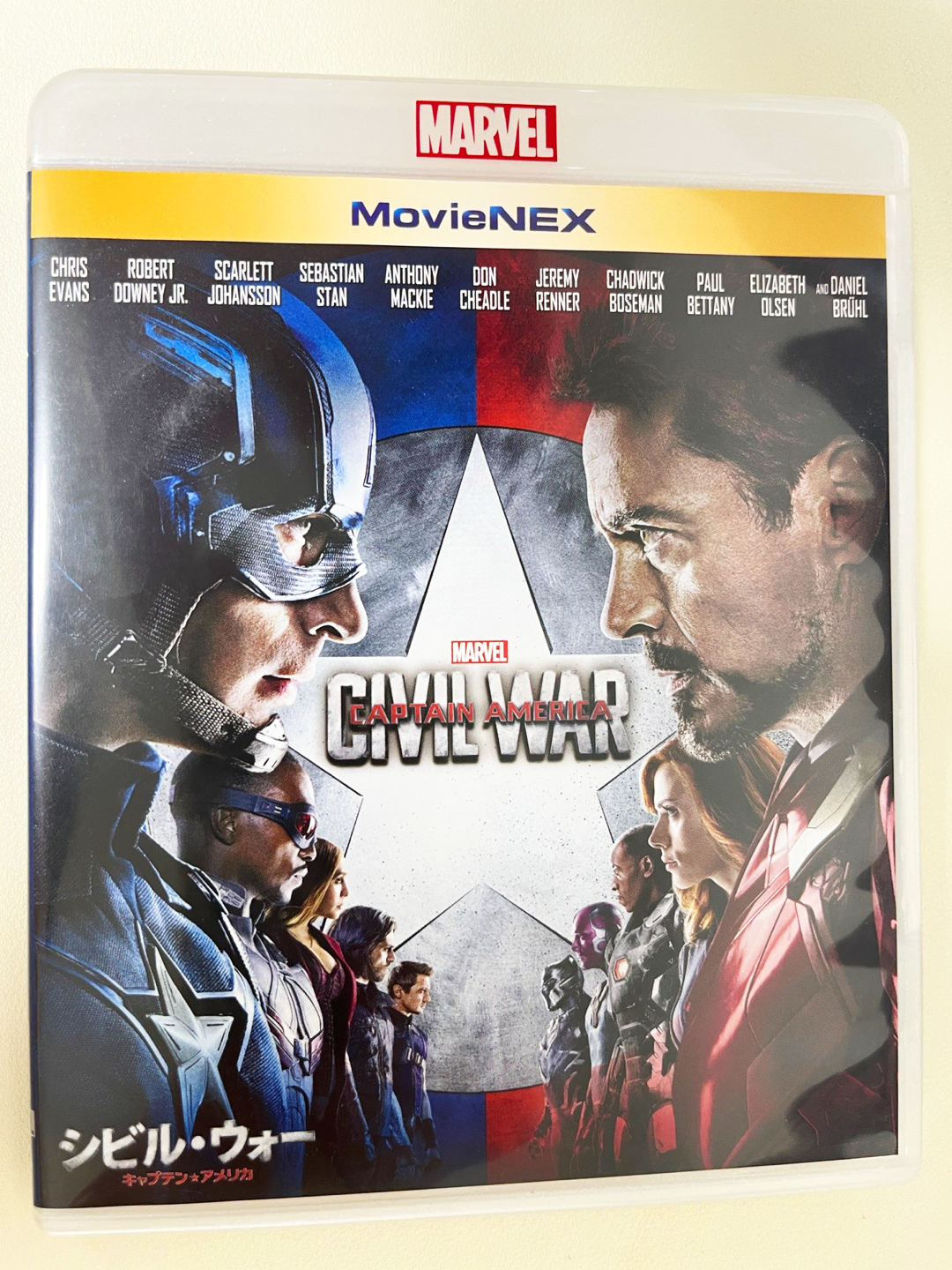 (일판 중고) 캡틴아메리카 시빌워 MovieNEX 블루레이+DVD