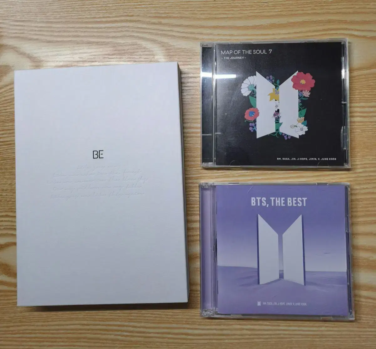 BTS album Bulk price of 3 tickets BE, japan album