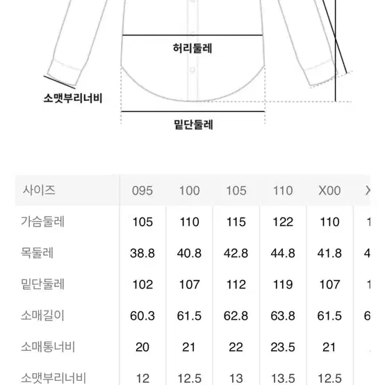 갤럭시 논아이론 드레스셔츠 화이트 100