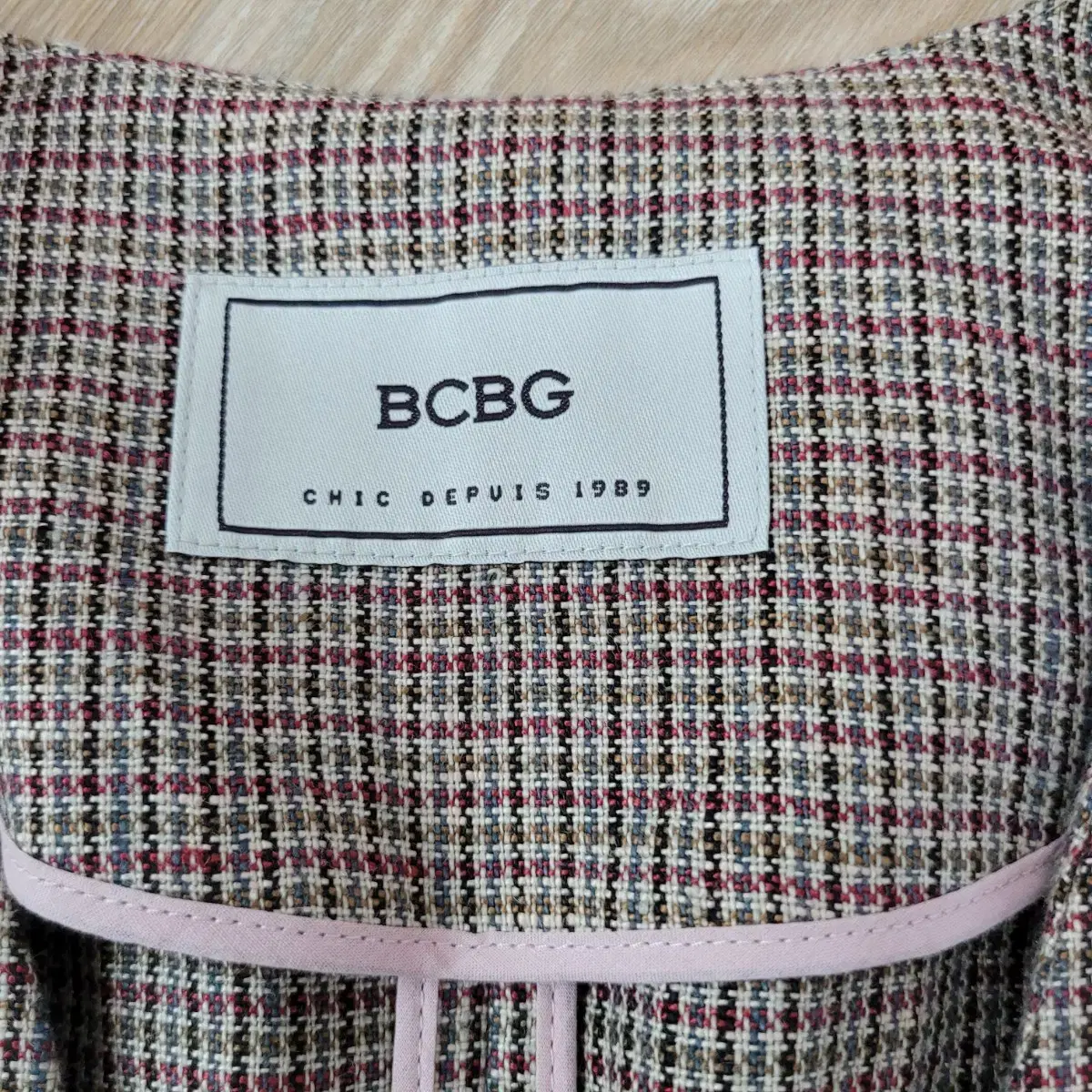 BCBG 마100% 롱 자켓