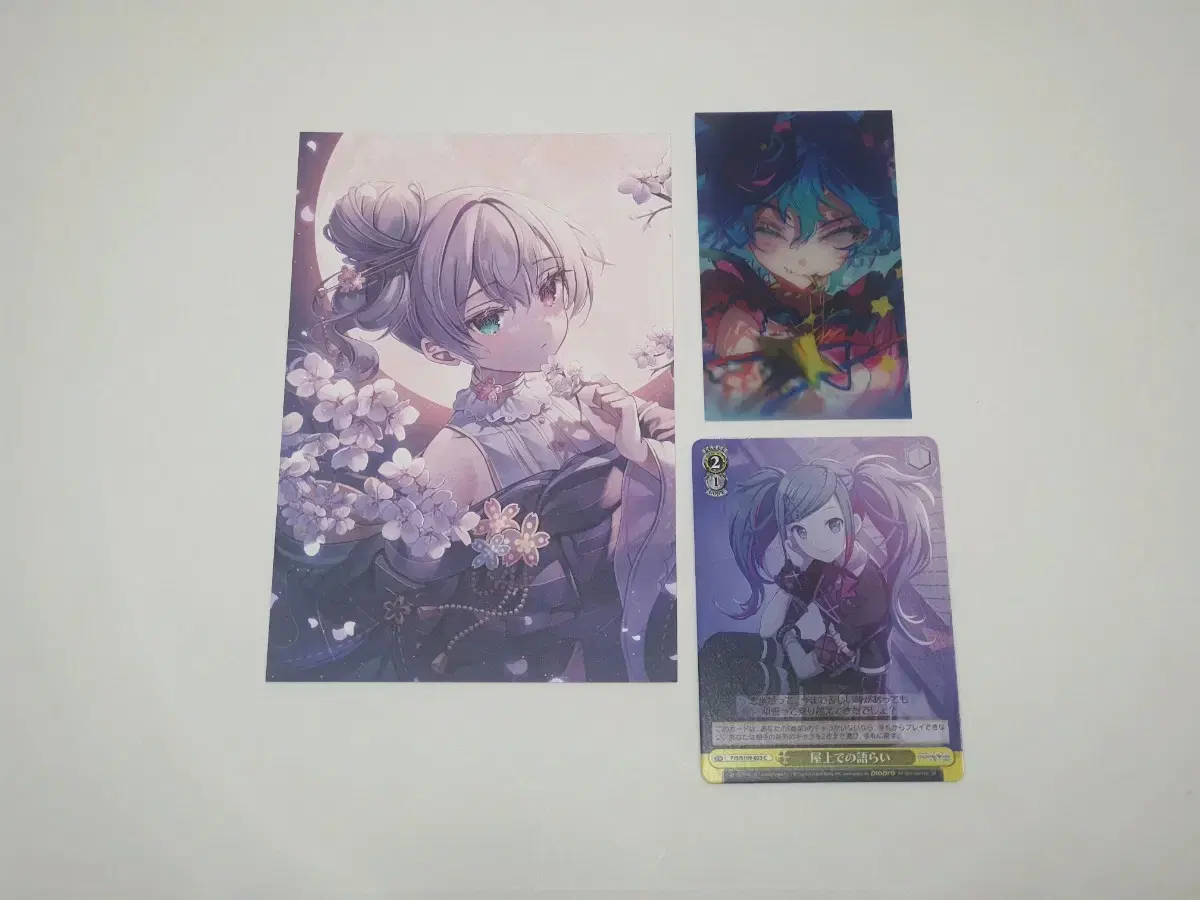 Vocaloid Bokaro Pseka Unofficial unofficial goods Hatsune Miku lenticular postcard Schwartz