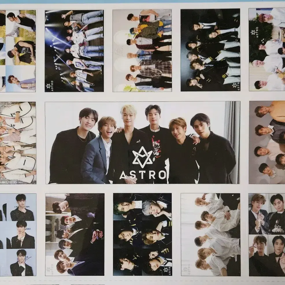 아스트로 astro 비공식 포스터 스티커13장세트 잡지2 문빈