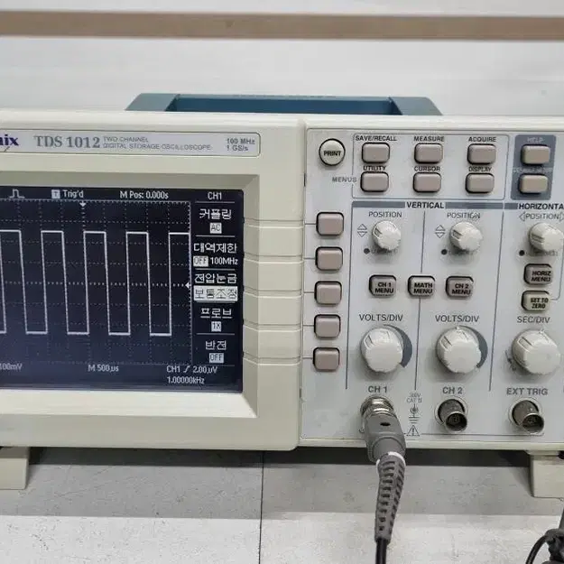 텍트로닉스  TDS1012 2Ch 100MHz 1GS/s  오실로스코프.