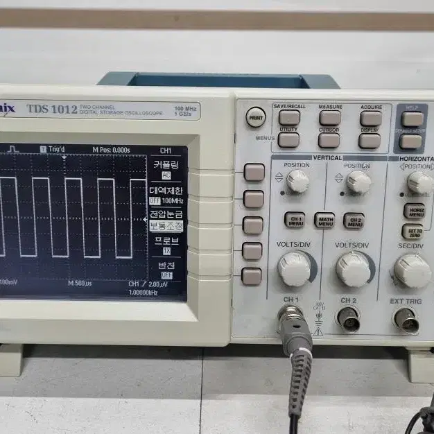 텍트로닉스  TDS1012 2Ch 100MHz 1GS/s  오실로스코프.