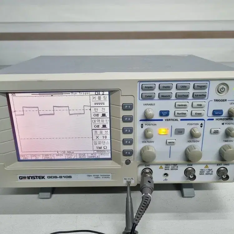 굿윌인스텍 오실로스코프 GDS-810S.