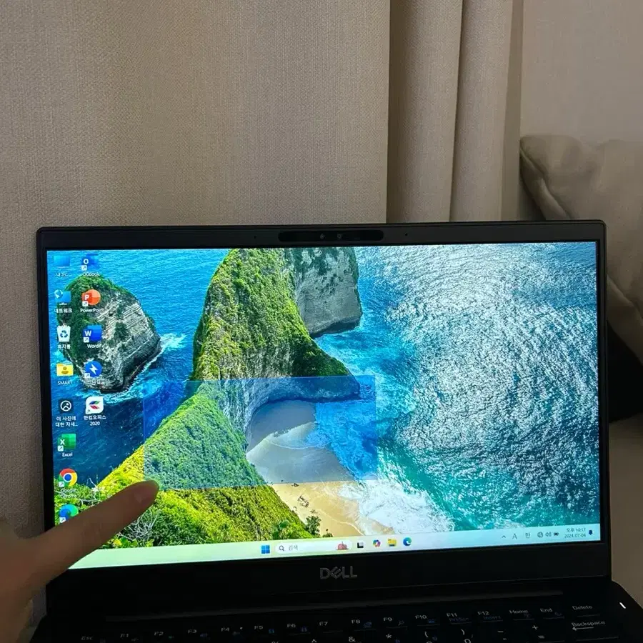 Dell 고사양 노트북 i5-8세대 싸게 팝니다 13.3인치  (화면 터