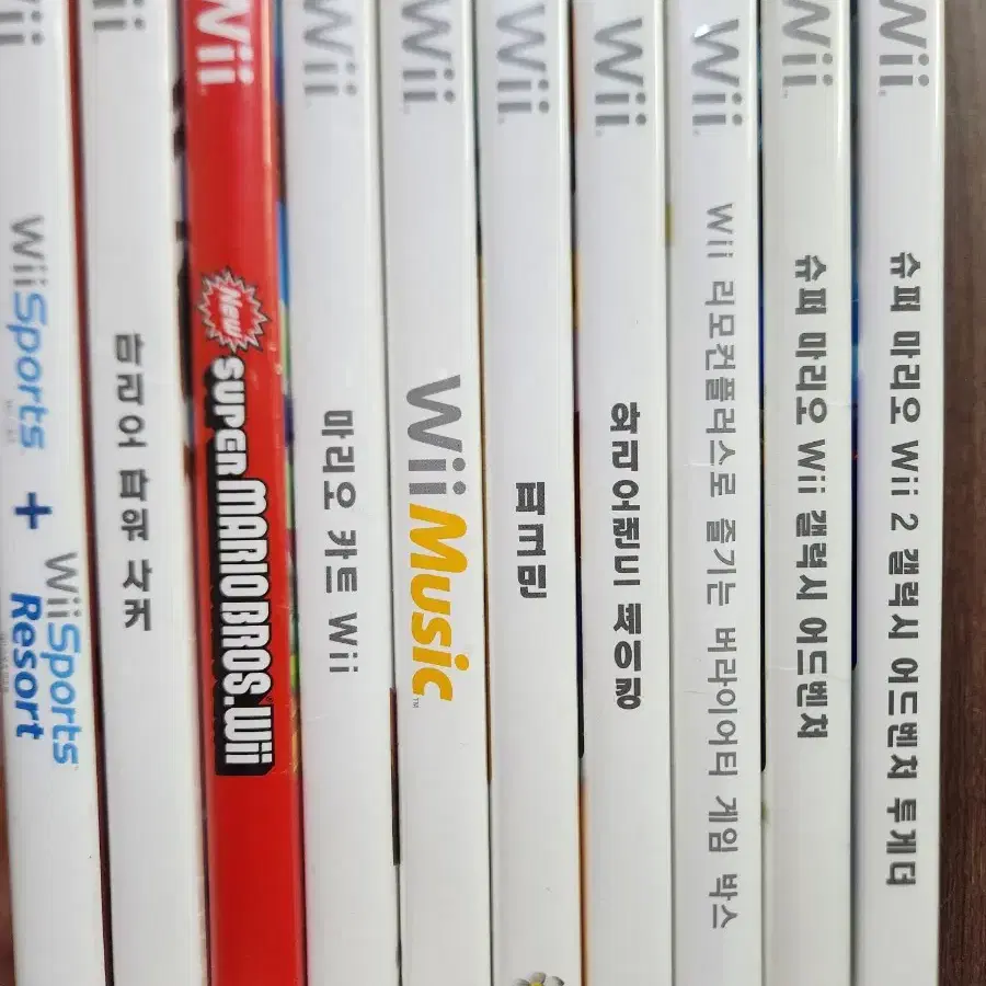 닌텐도 wii 위 cd씨디(마리오카트,스포츠,갤럭시등)