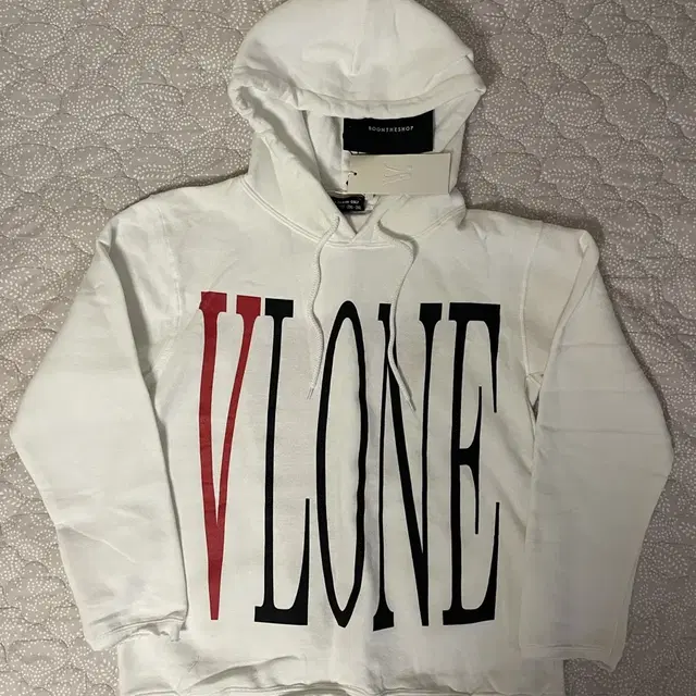 Vlone 스테이플 후드 화이트 초판