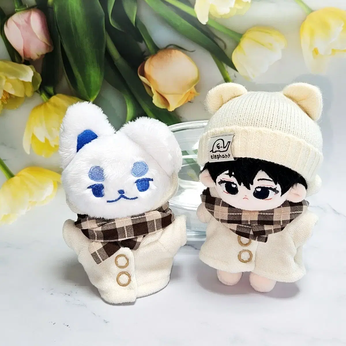 Set of 2 10cm Doll Clothes Gunbam Coat