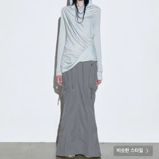 스컬프터 롱스커트 Parachute Cargo Maxi Skirt D