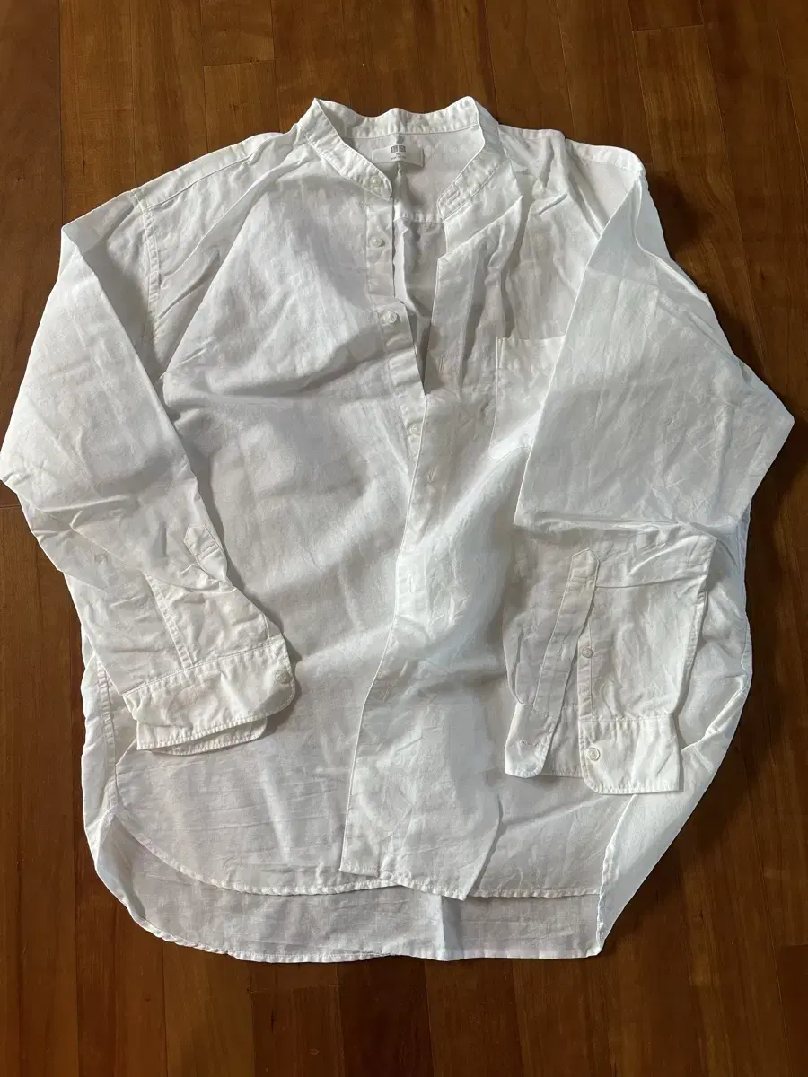 Uniqlo Linen Shirt Men's XXL (110-115) Large