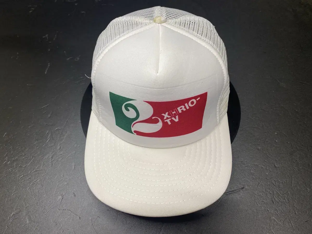 2 xhrio tv vintage trucker cap