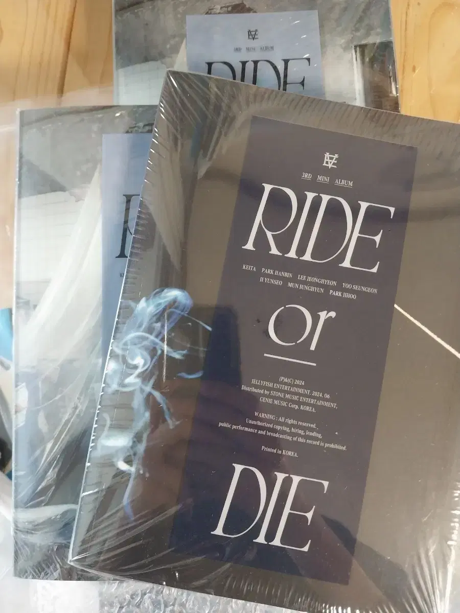 evnne 3rd album ride or die sealed album