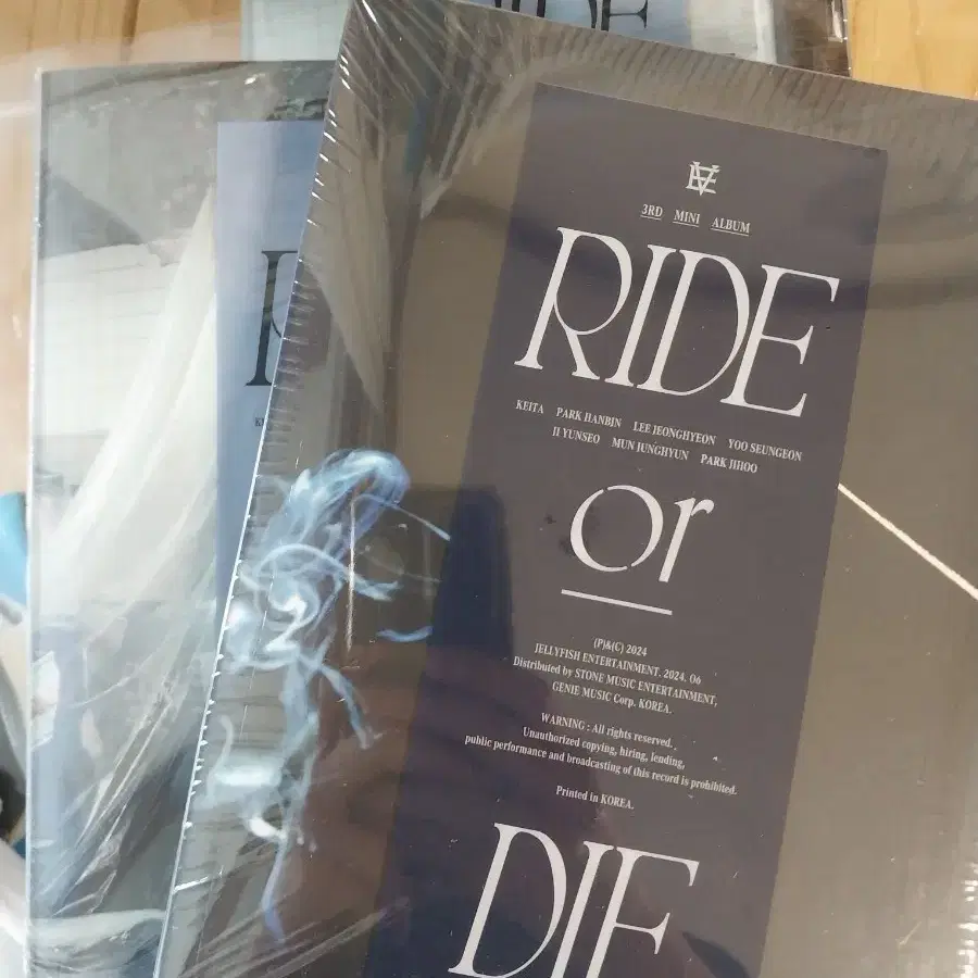 이븐 3집 ride or die 미개봉 앨범