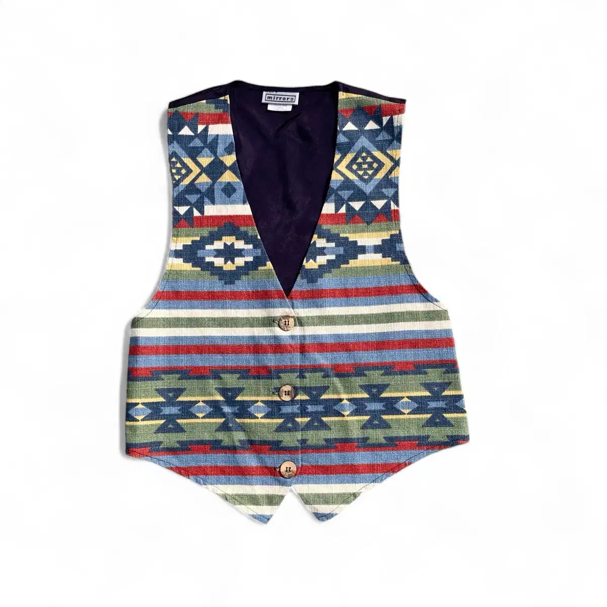 1980's Native American Pattern Vest