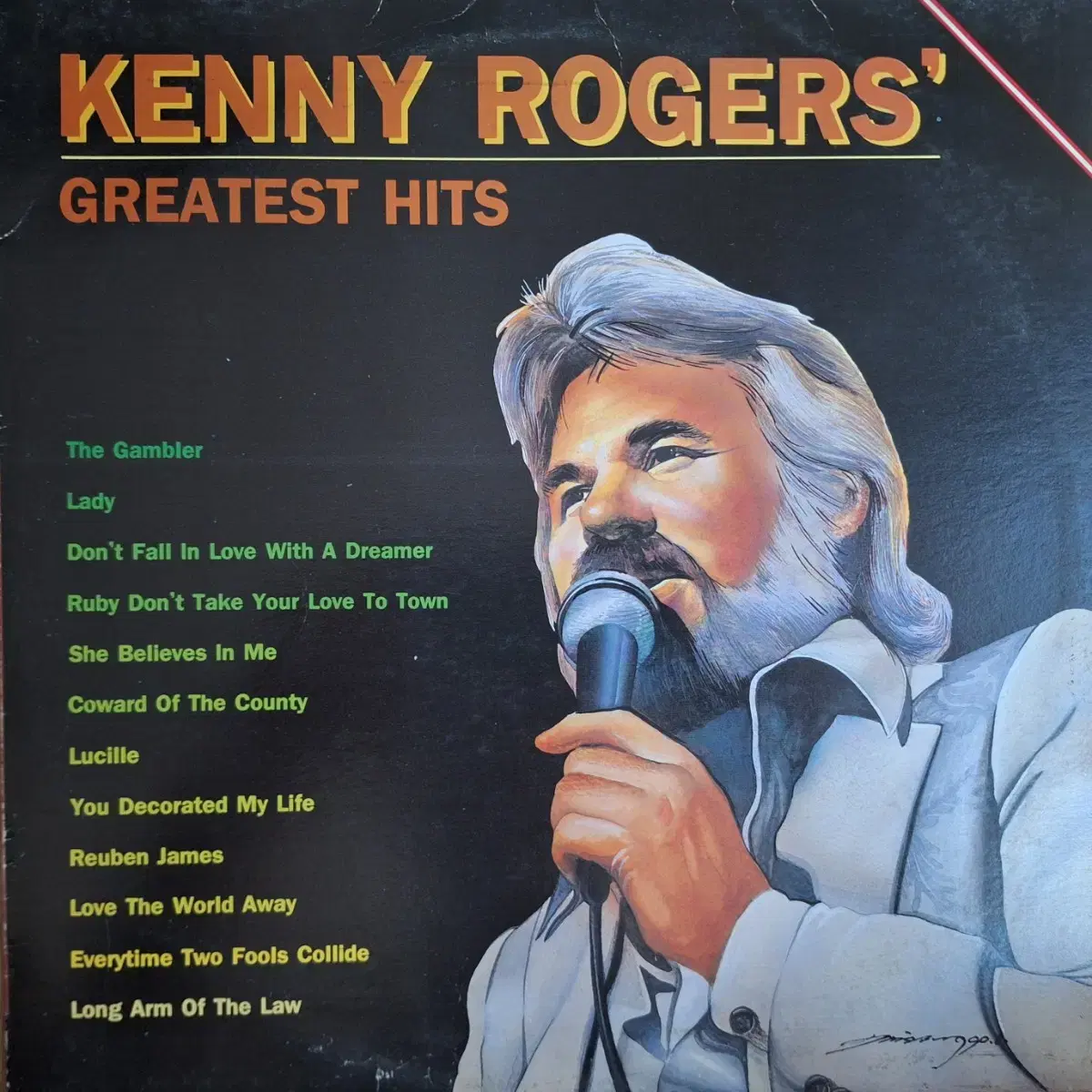 국내라이센스반/Kenny Rogers Greatest Hits LP