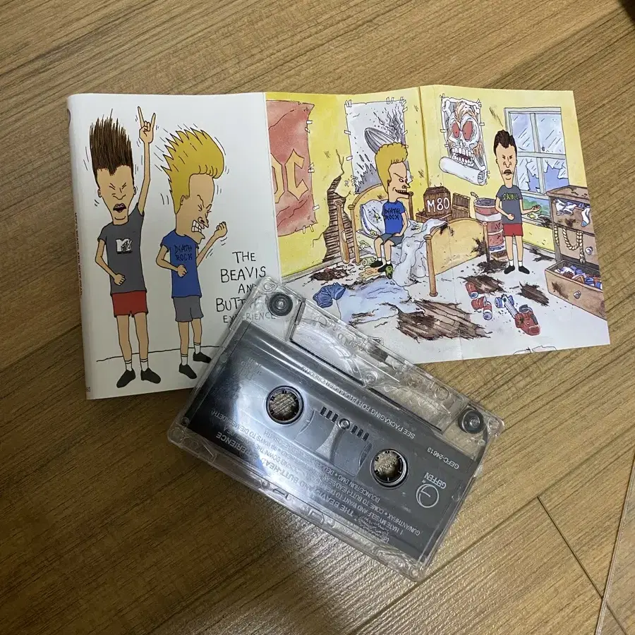 the beavis and butt-head casette tape