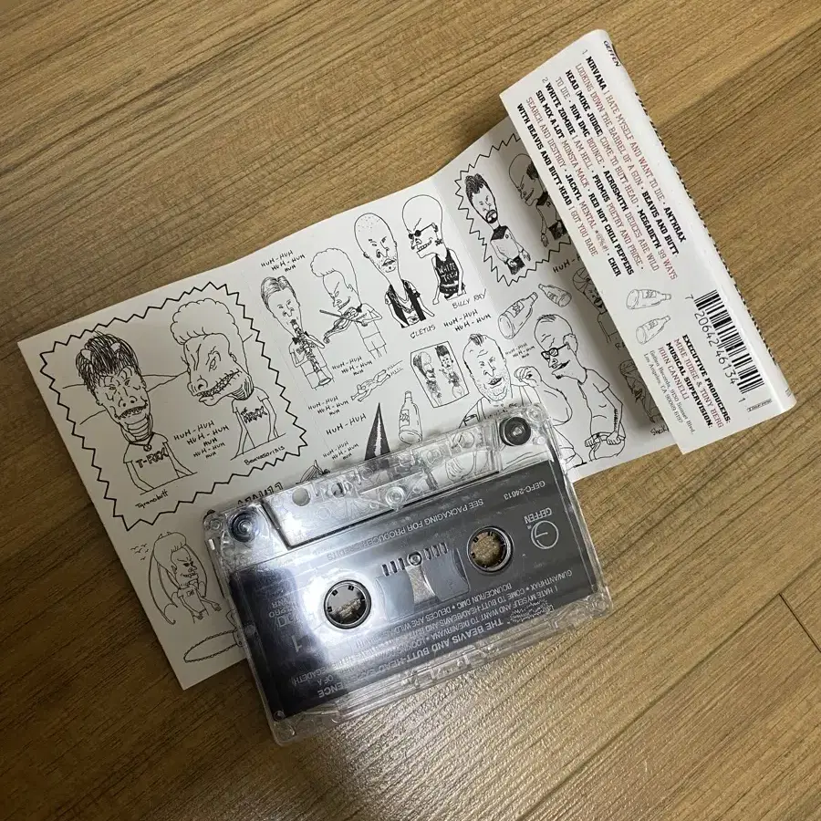 the beavis and butt-head casette tape