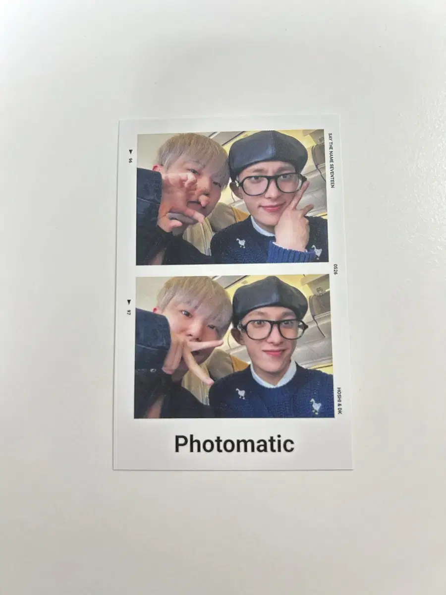 [5세트남음] dk dk hoshi photomatic | seventeen unofficial goods photocard