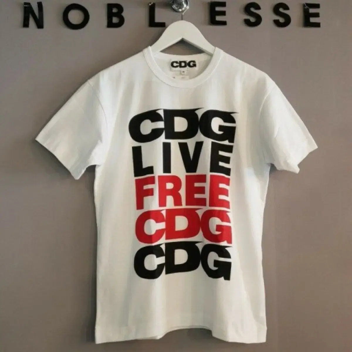 Cdg live free t-shirt