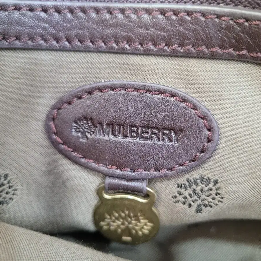 멀버리 Mulberry 여성 가죽 미니 토트백