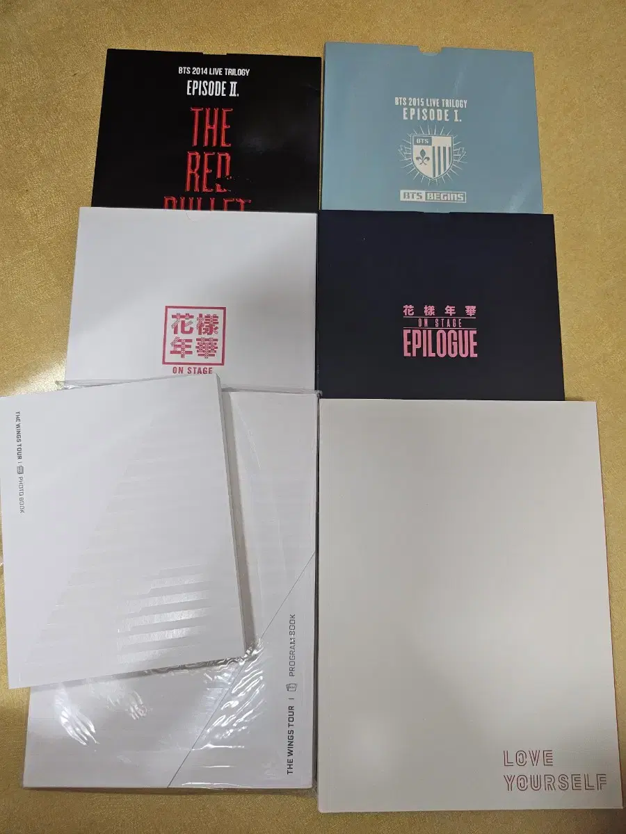 bts 방탄 프로그램북 program book 레드불렛 비긴즈 화양연화