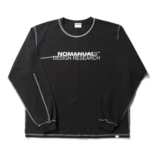 노메뉴얼 nomanual R.D LONG SLEEVE TEE