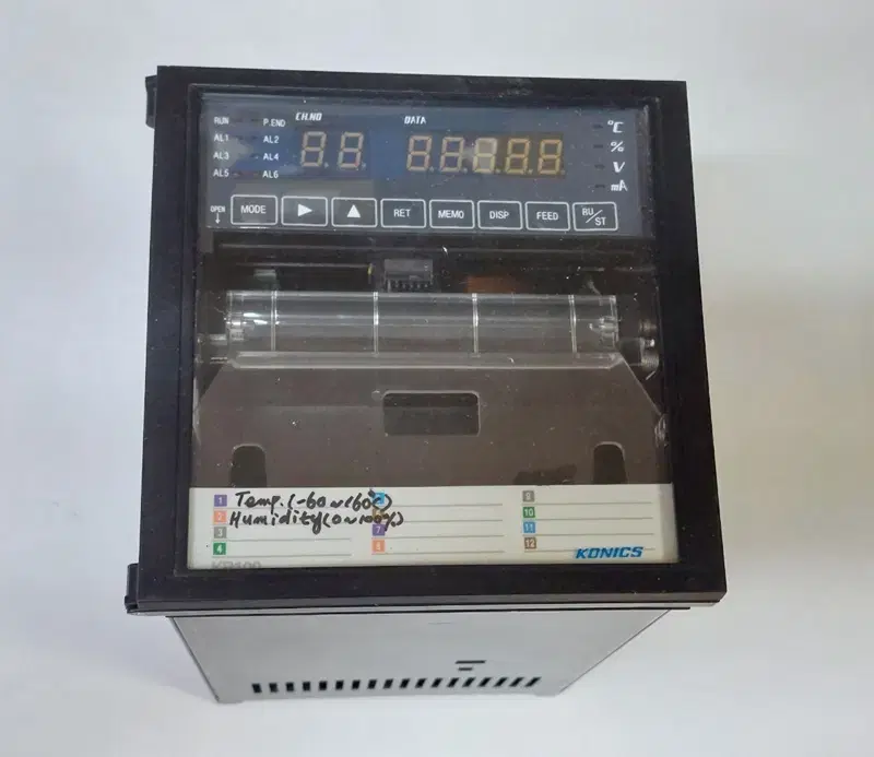 KONICS KR100 Recorder 코닉스 레코더 기록계 온도기록계