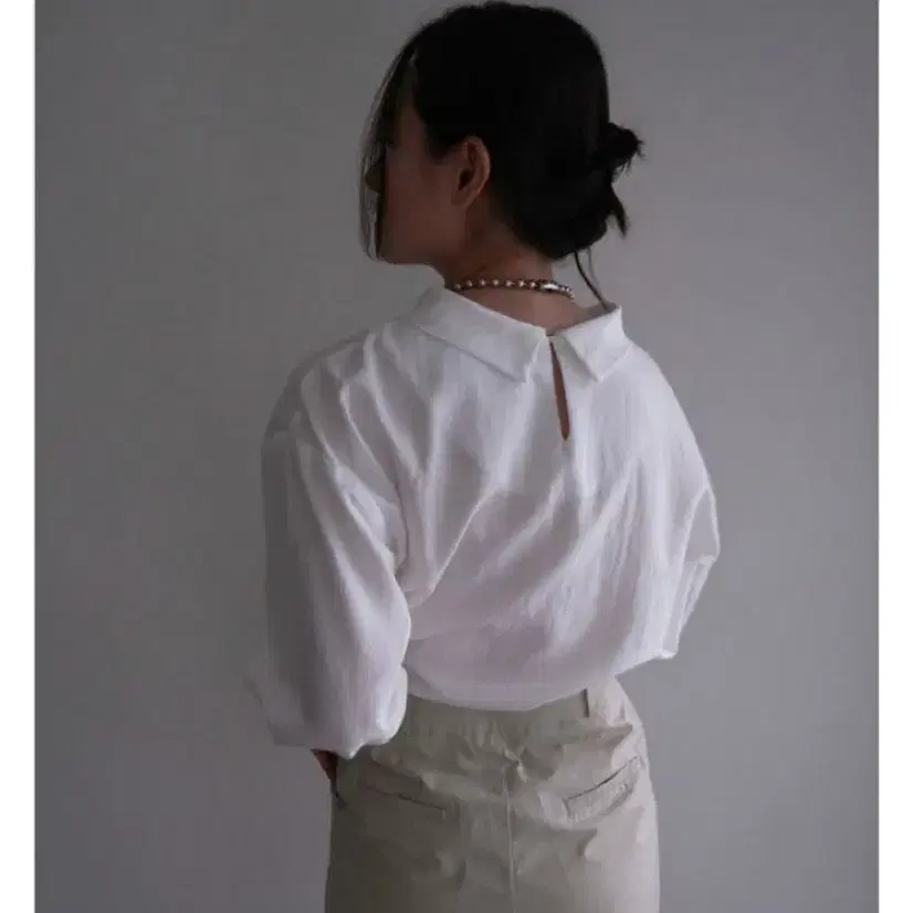 스틸플로팅 boat neck collar blouse 보트넥 블라우스