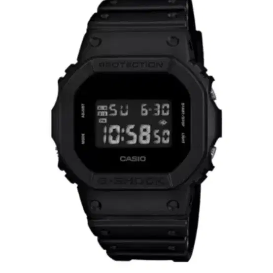 G-Shock 올블랙 DW5600BB (중고)