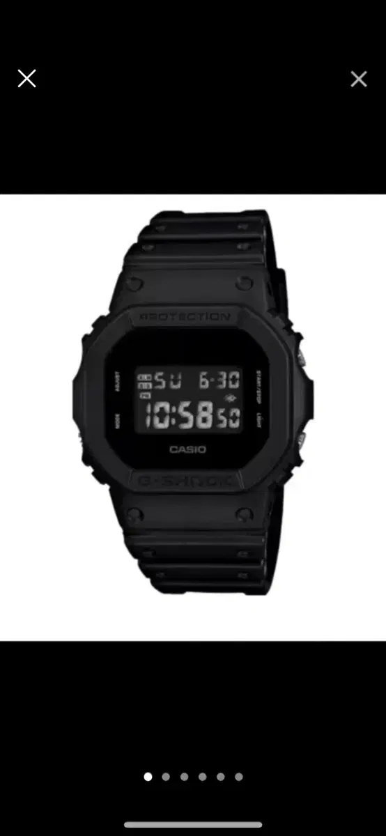 G-Shock 올블랙 DW5600BB