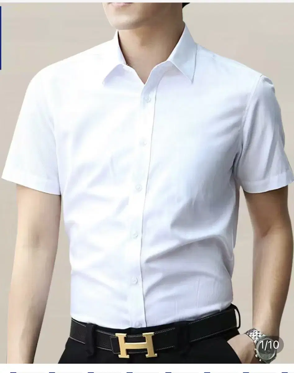 105 Men's Short-Sleeved Y Shirt