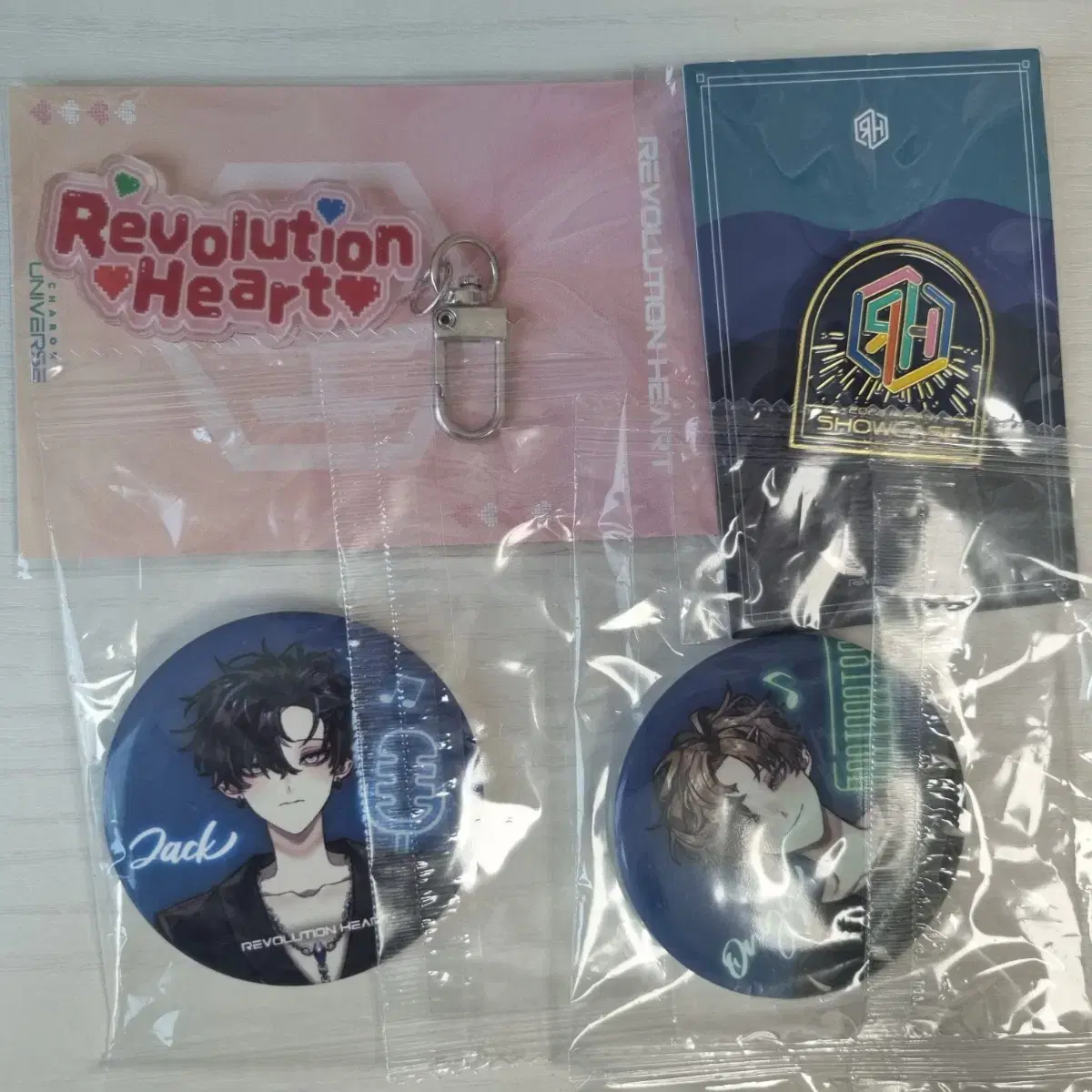 Revolutionary Leha showcase sells merchandise.