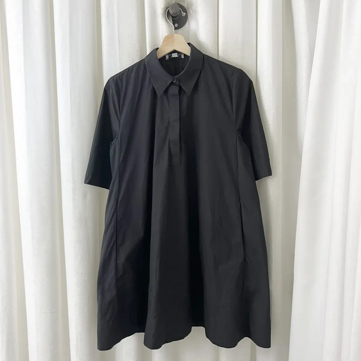 course black shirt mini onepiece