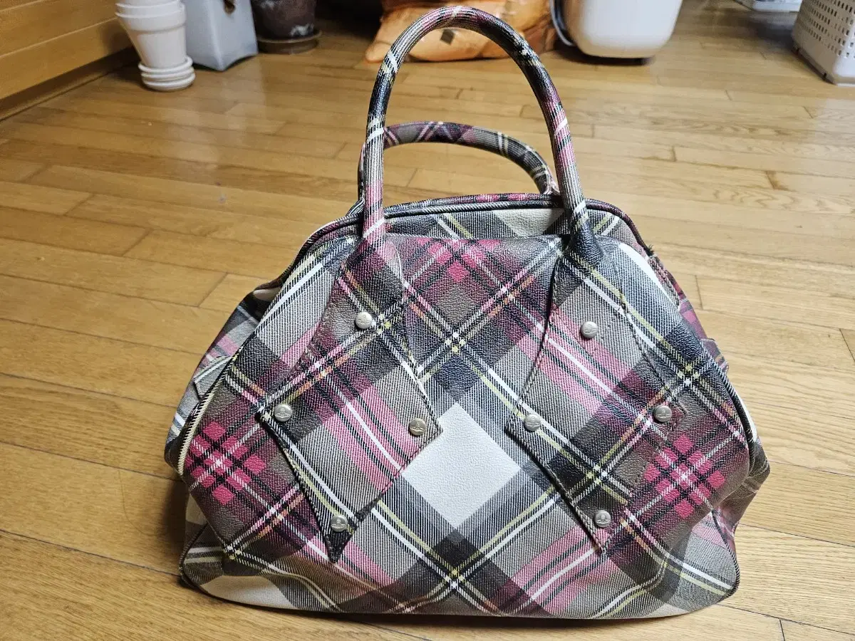 Vivienne Westwood Check Tartan Bag Genuine