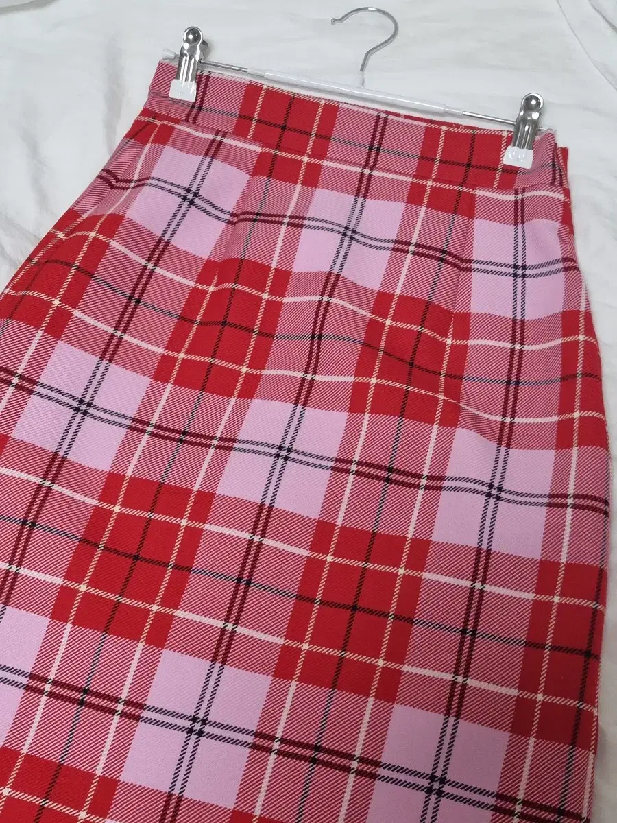 Zara Check Long Skirt S