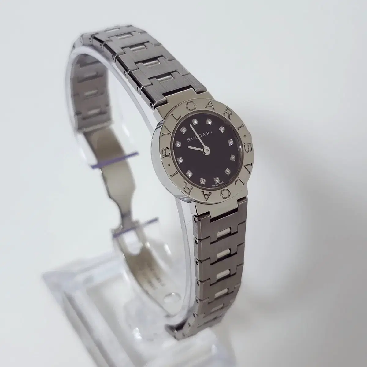 불가리 여성 손목시계 BB23SS 12P diamond watch 감정