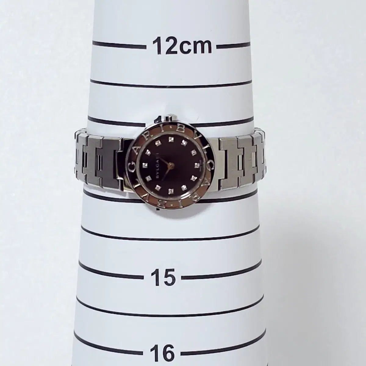 불가리 여성 손목시계 BB23SS 12P diamond watch 감정