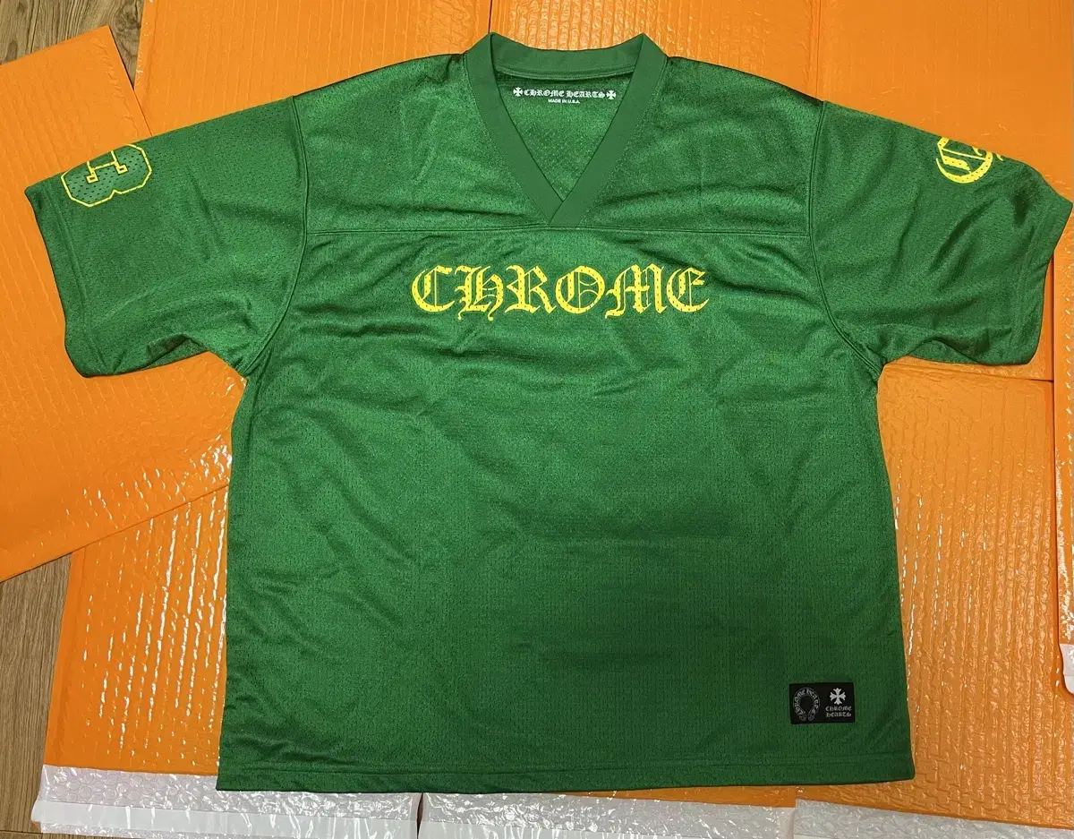 [New,L] Chrome Hearts Mesh Jersey Green Store Price or Less