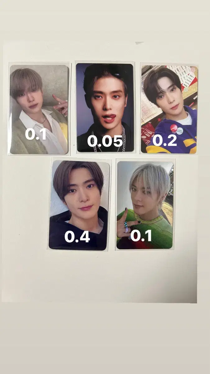 Jaehyun,Yuta Photocard