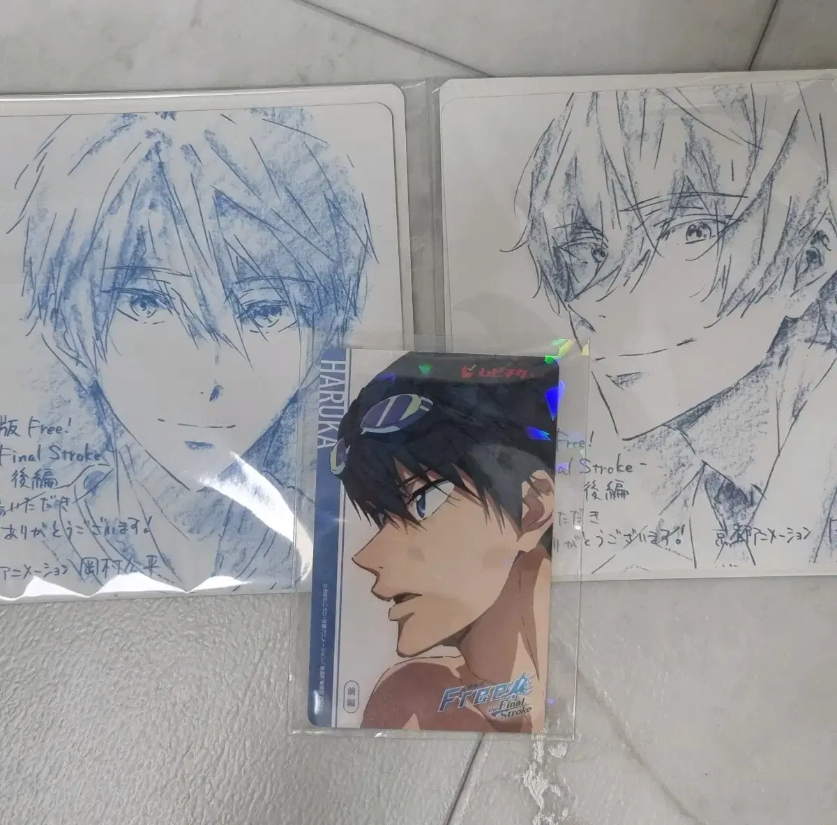 Bulk) FREE! Haruka Albert theatrical version zuu 2 pre-order benefit Mubike wts.