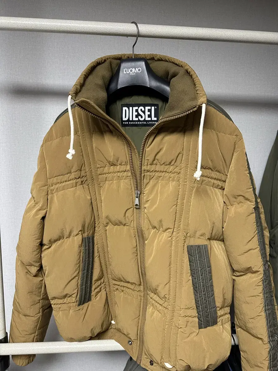 DIESEL 디젤 케이블 패딩